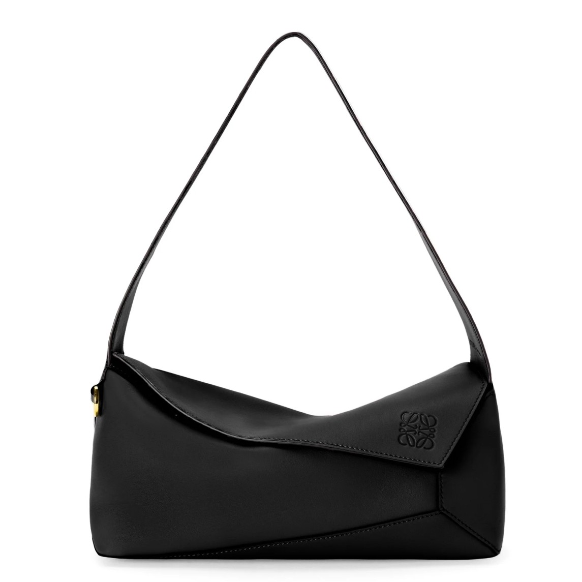 L0ew* puzzle hobo bag in black nappa calfskin