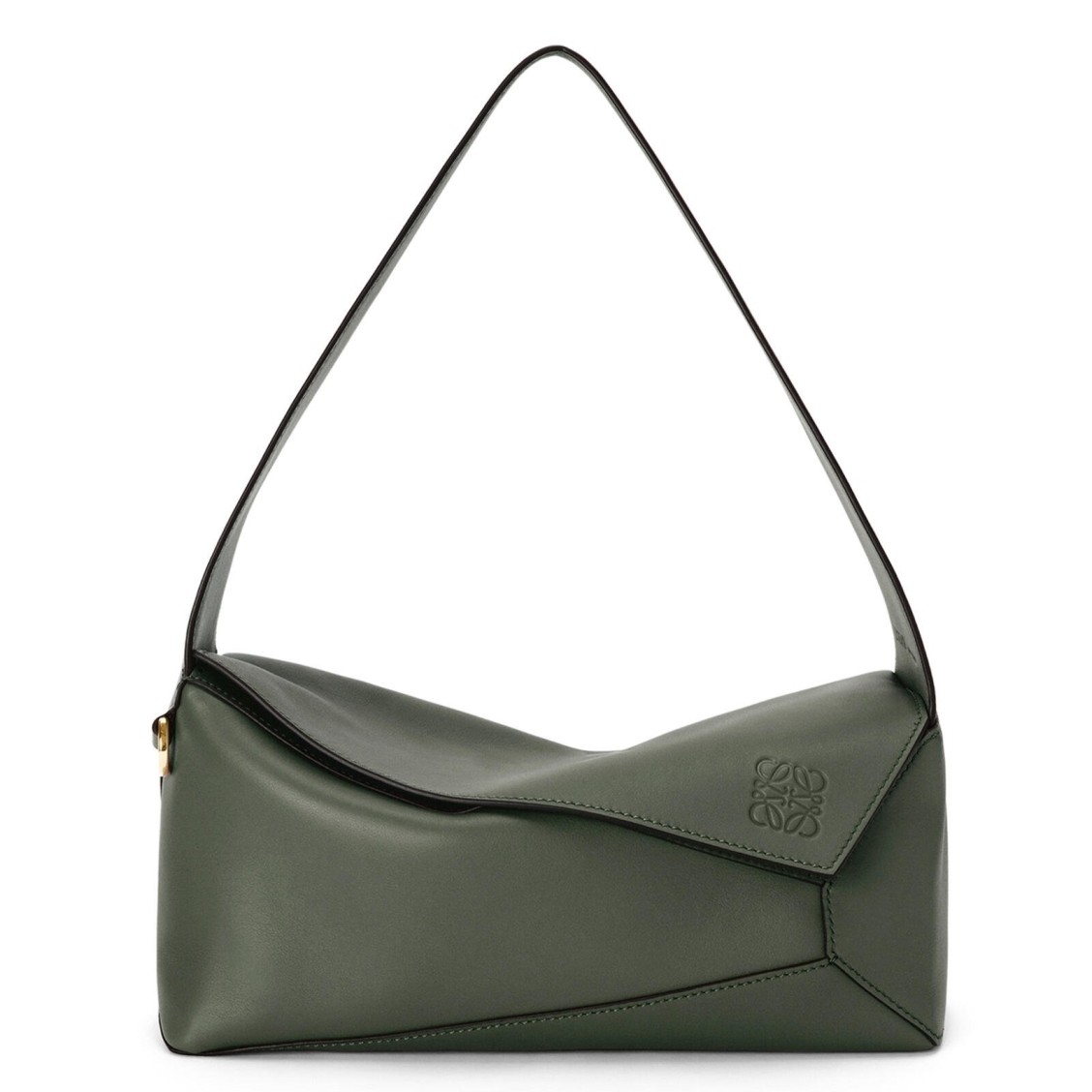 L0ew* puzzle hobo bag in vintage khaki nappa calfskin