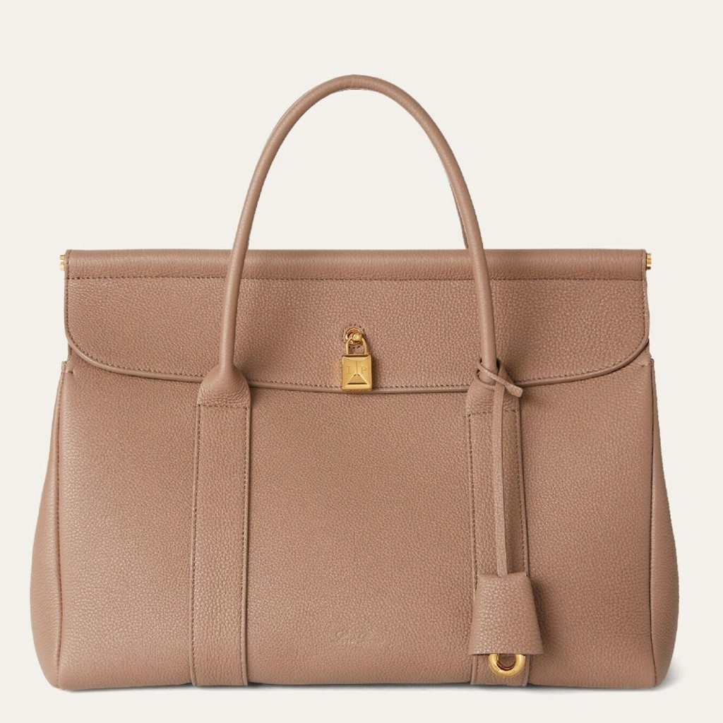 L**o p*ana loom l32 bag in fossil grained leather