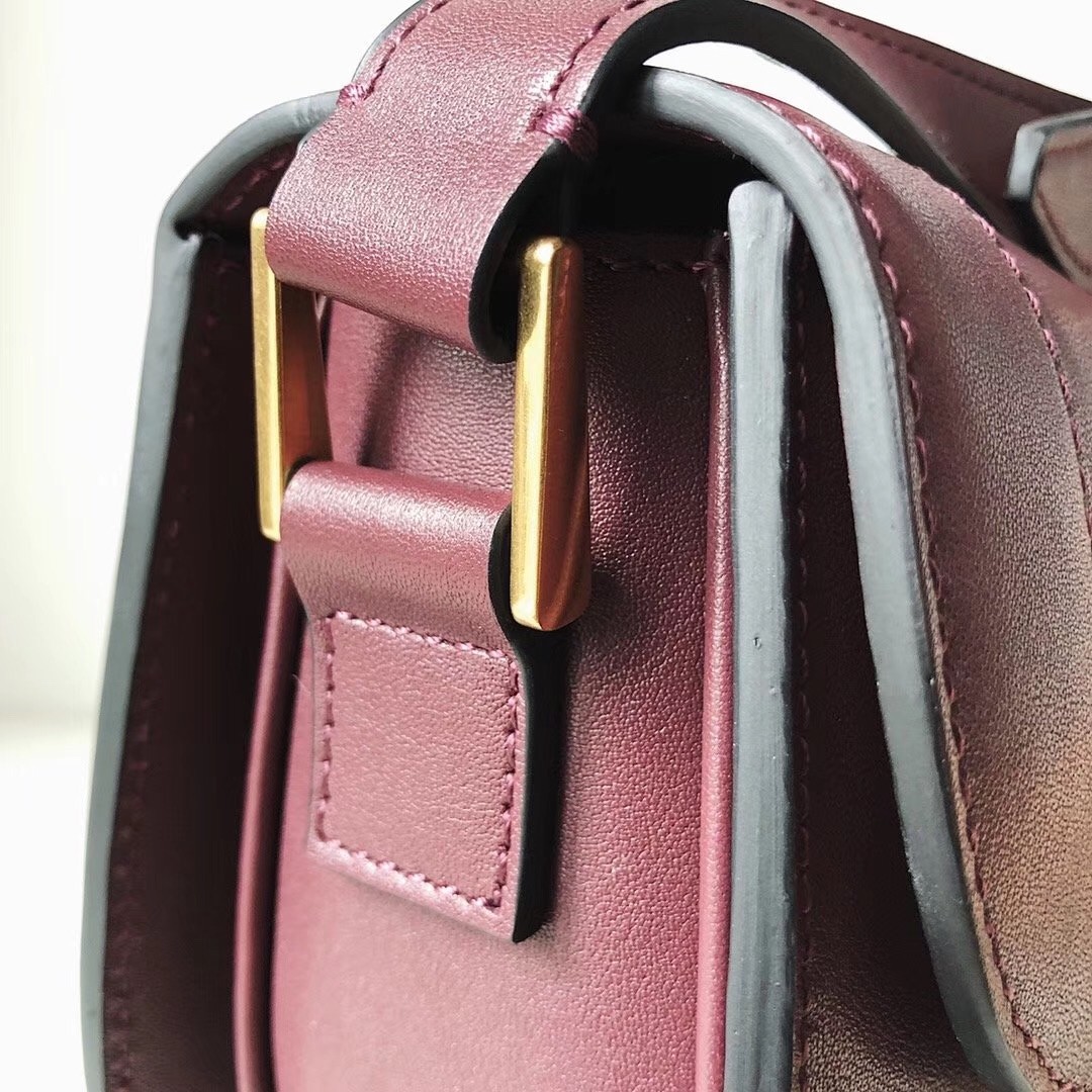 valentino S*pervee crossbody bag in burgundy leather