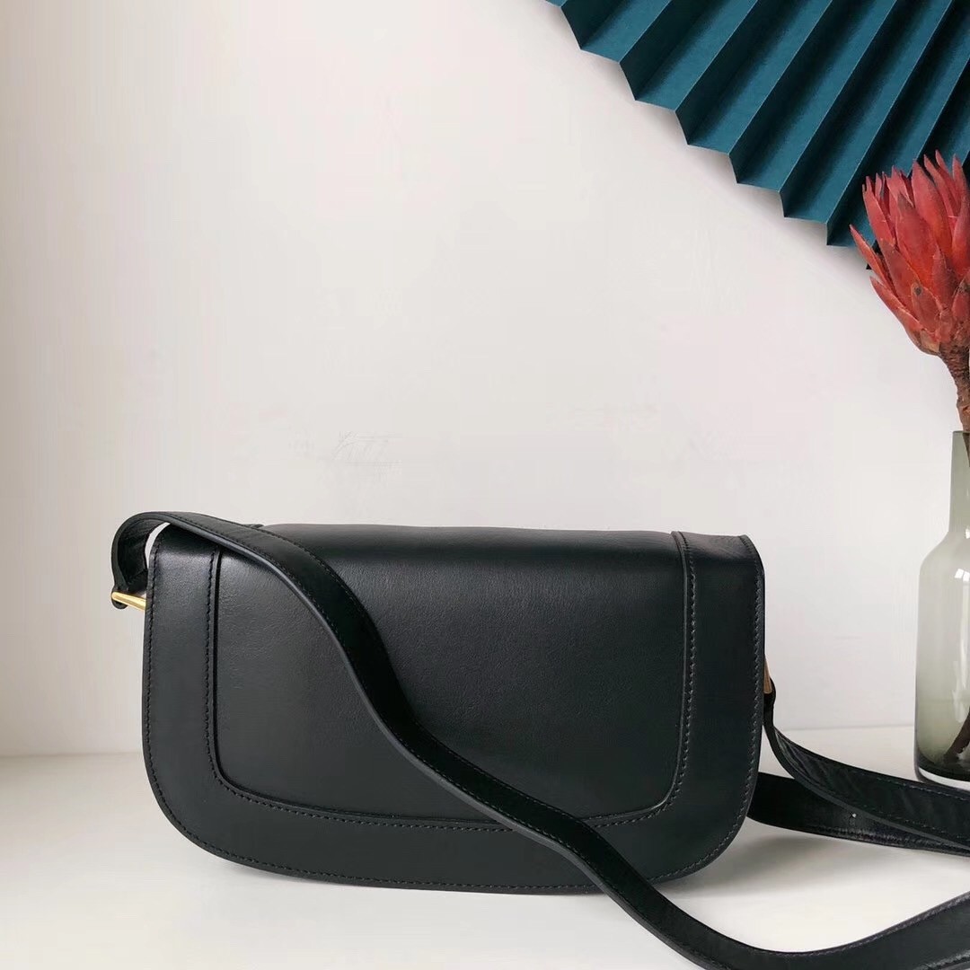 valentino S*pervee crossbody bag in black leather