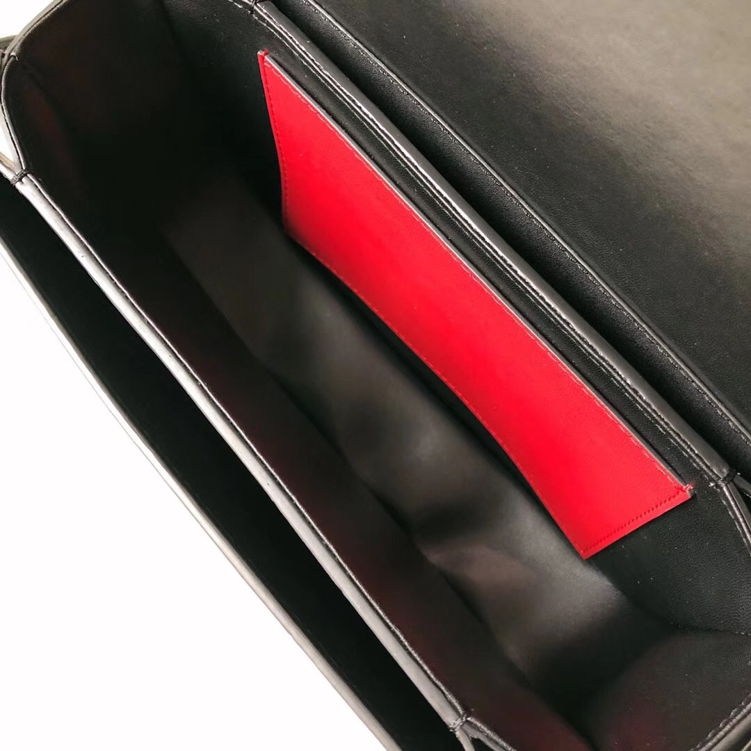valentino S*pervee crossbody bag in black leather