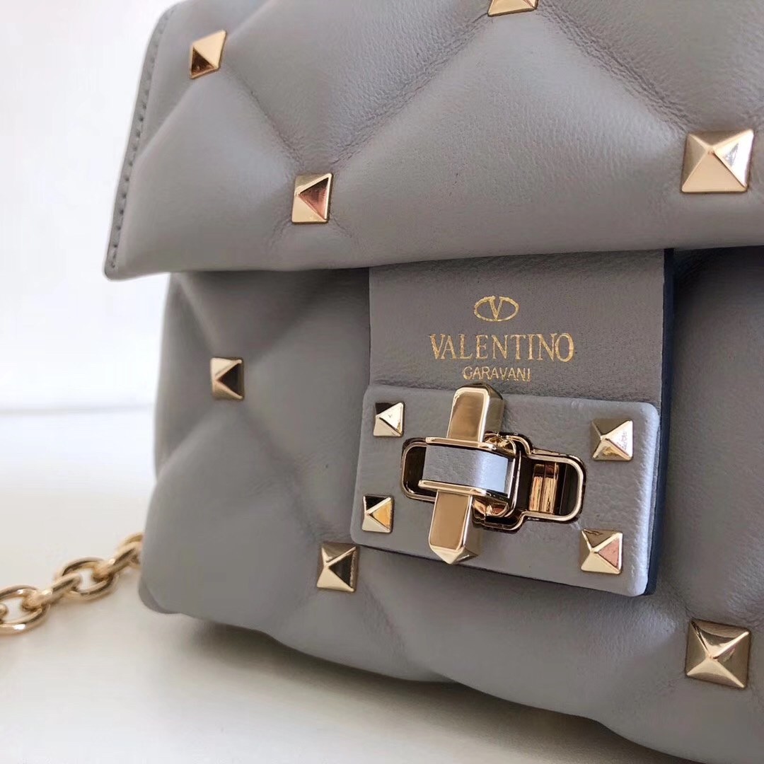 Va1e*ntin0 mini candystud crossbody bag in pale blue lambskin