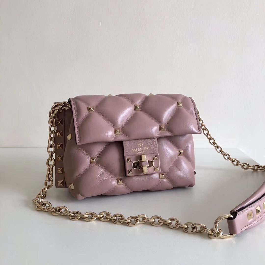 Va1e*ntin0 mini candystud crossbody bag in poudre lambskin