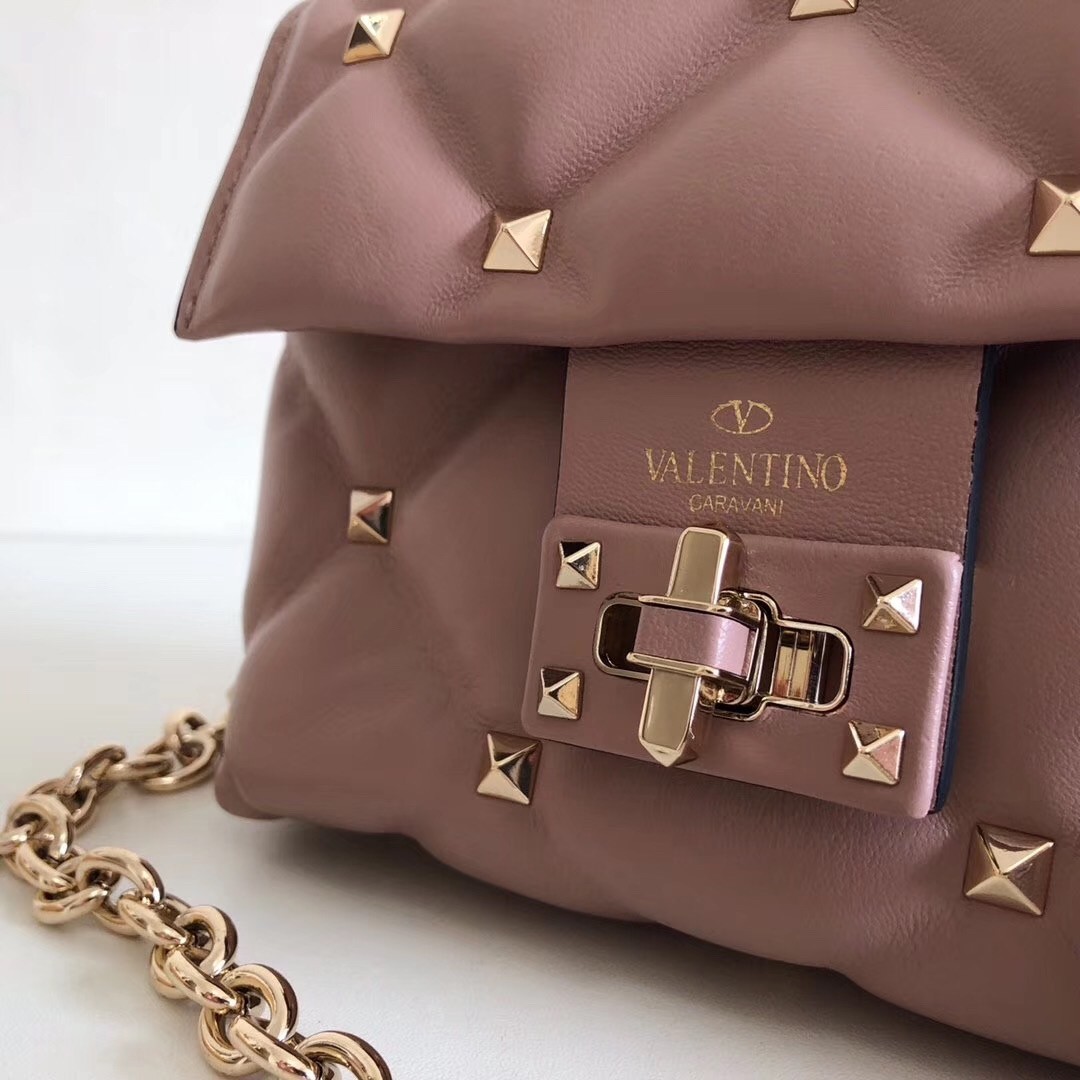 Va1e*ntin0 mini candystud crossbody bag in poudre lambskin