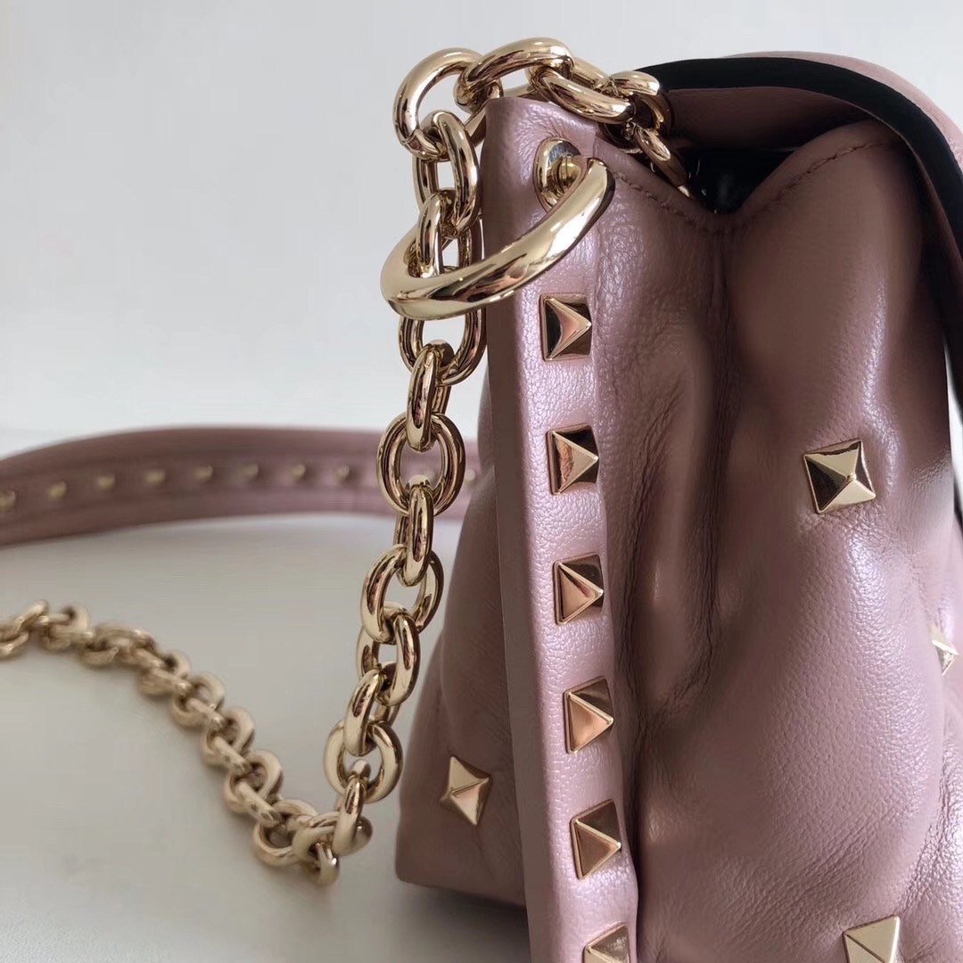 Va1e*ntin0 mini candystud crossbody bag in poudre lambskin