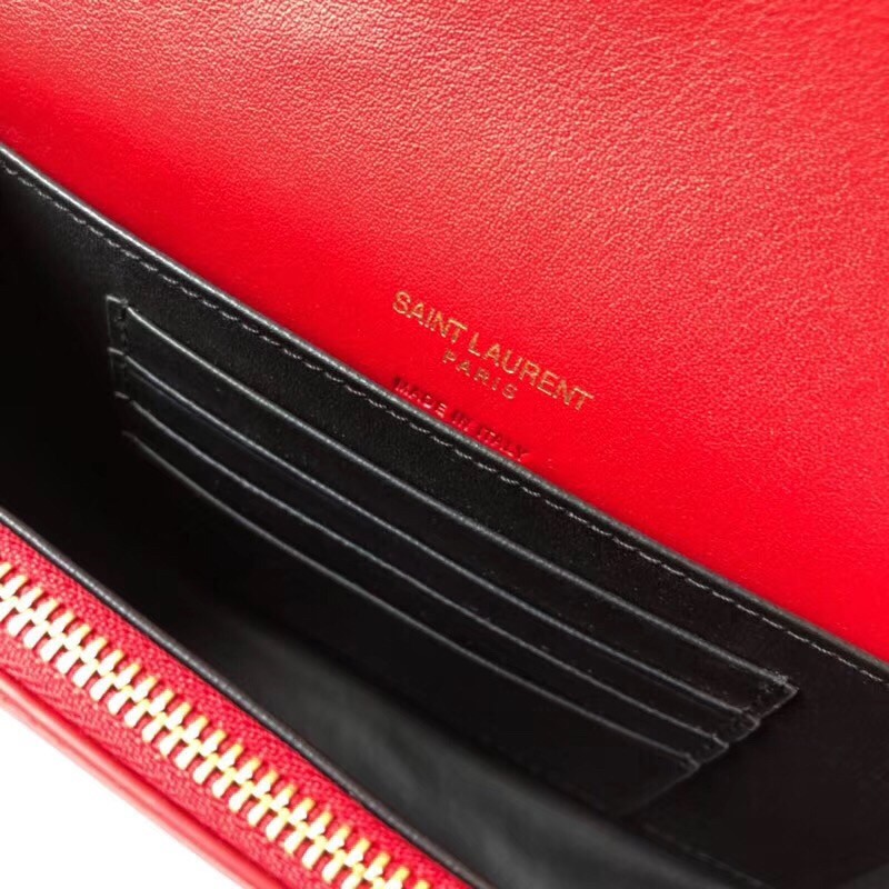 Sa**t Lau*nt red kate belt bag