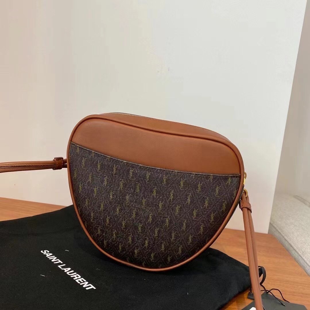 Sa**t Lau*nt le monogramme cœur bag in canvas