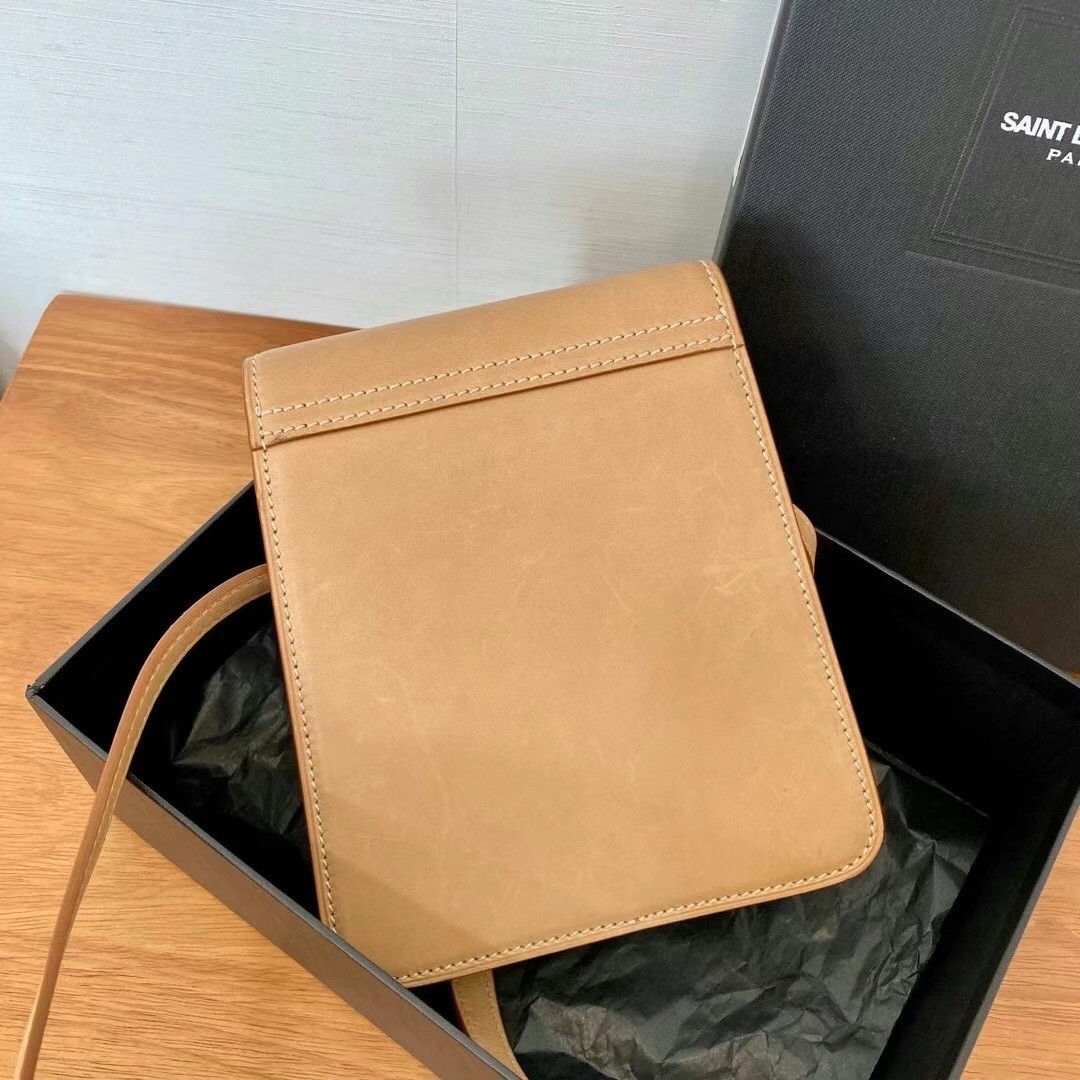 Sa**t Lau*nt kaia n0*h south bag in brown leather