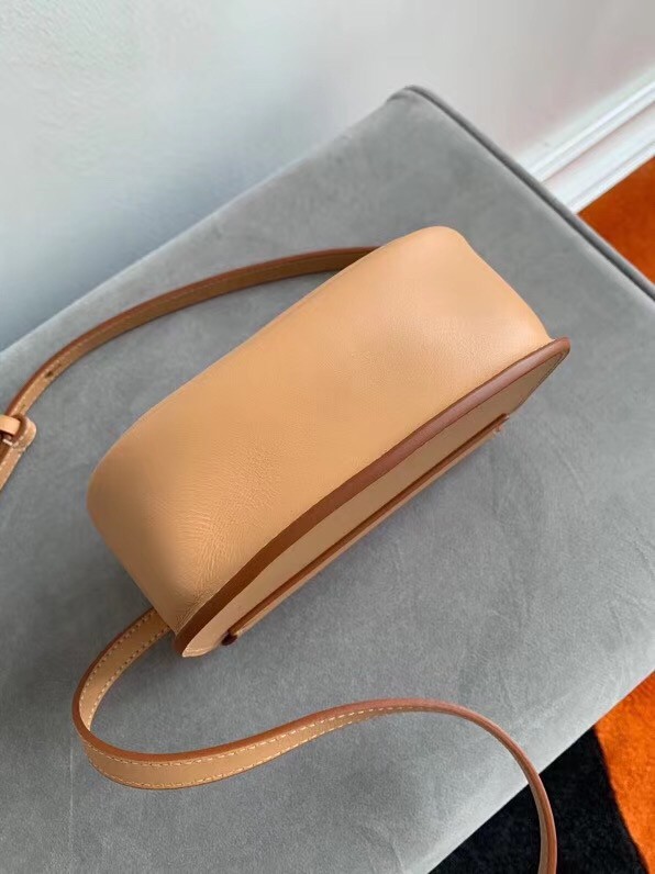 Sa**t Lau*nt kaia small satchel bag in brown calfskin