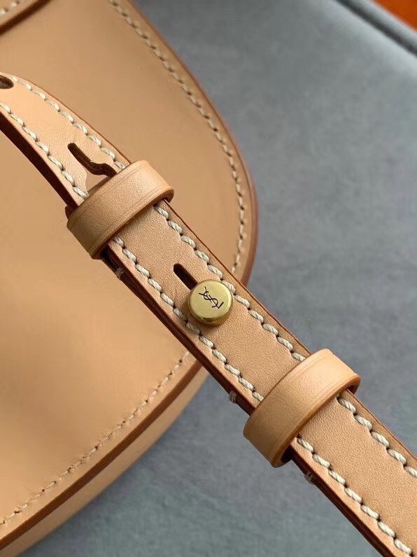 Sa**t Lau*nt kaia small satchel bag in brown calfskin