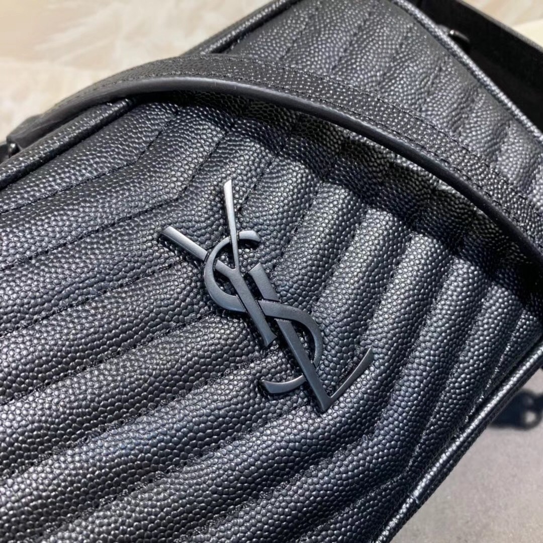 Sa**t Lau*nt lou mini all black bag
