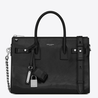 Sa**t Lau*nt baby sac de jour souple duffle black bag