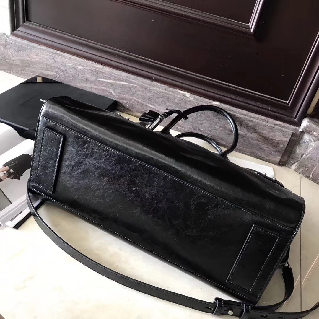Sa**t Lau*nt sac de jour souple 36 duffle black bag