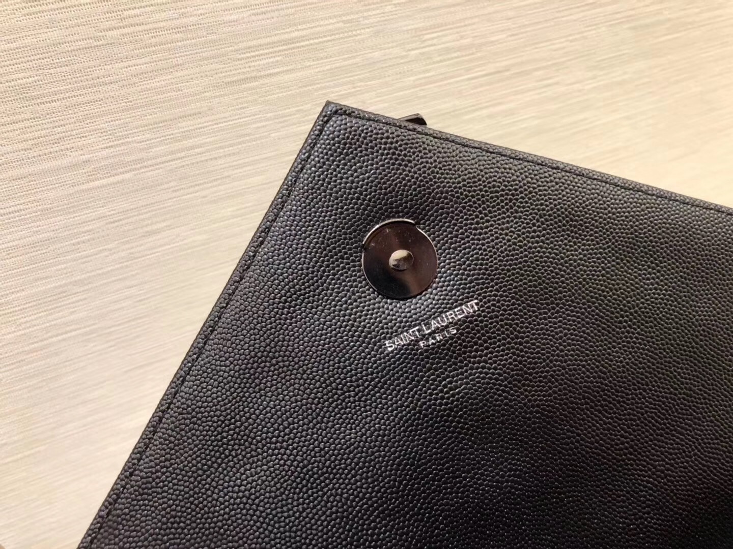 Sa**t Lau*nt large envelope all black bag