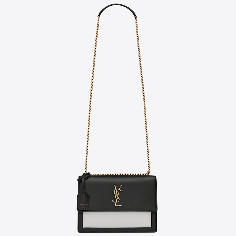 Sa**t Lau*nt bi-color sunset medium calfskin bag